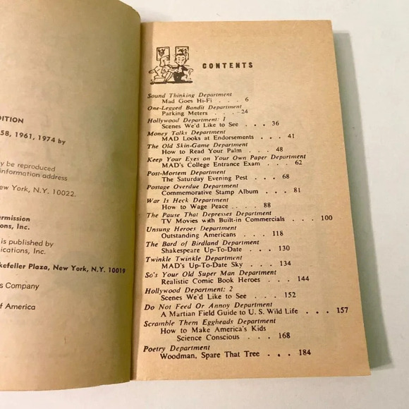 Vintage 1980 The  Ides of Mad by William M Gaines Comic Magazine Paperback Book - Picture 6 of 15